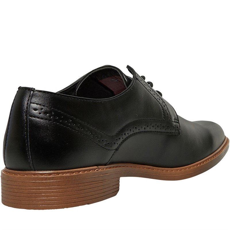 Buy Lambretta Mens Henry Derby Shoes Black