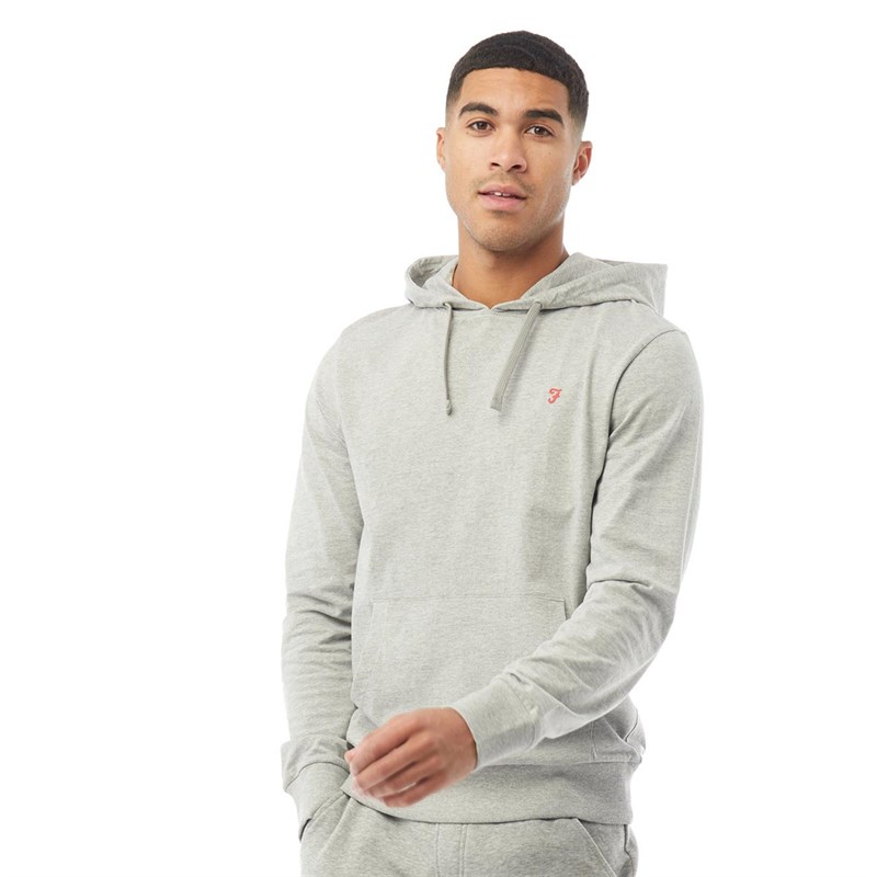 Buy FARAH Mens Frimmley Loungewear Hoodie Light Grey Melange