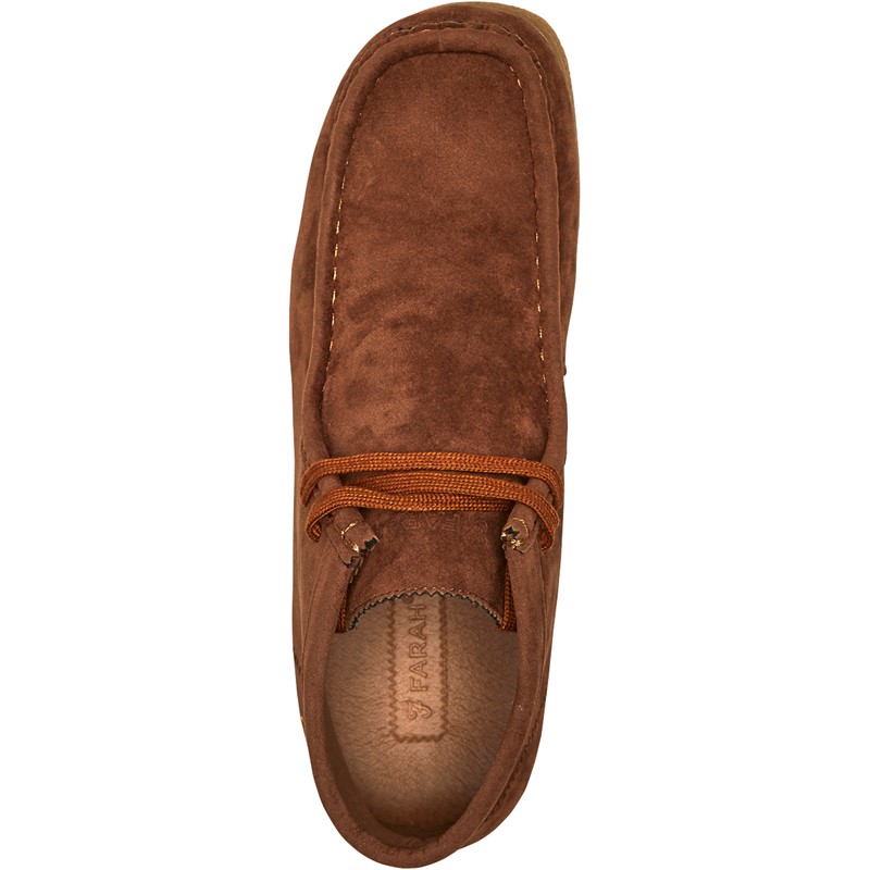 Buy FARAH Mens Lake Boots Brown