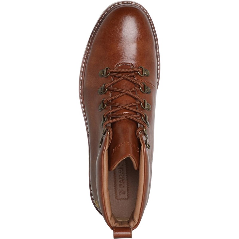 Buy FARAH Mens Jamie Boots Brown