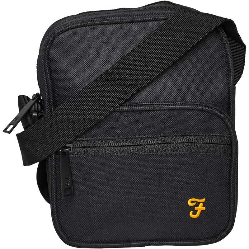 Buy Farah Mens Crux Crossbody Bag Black