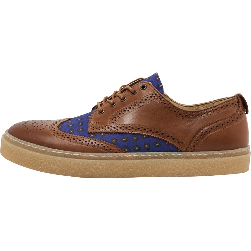 Buy Fred Perry Mens Drakes Davies Leather/Paisley Shoes
