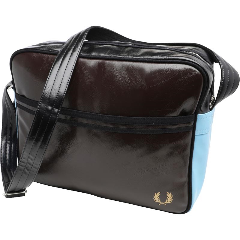 Buy Fred Perry Mens Classic Shoulder Bag Dark Chocolate/Black
