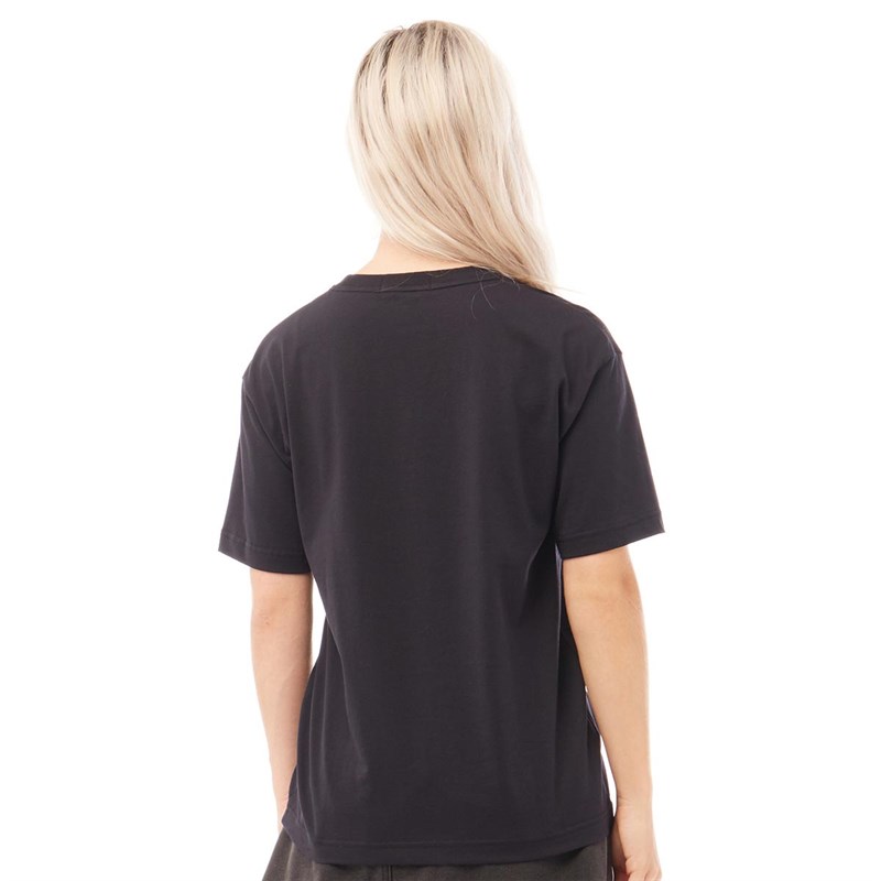Fred Perry Damen Embroidery Panel TShirt Navy