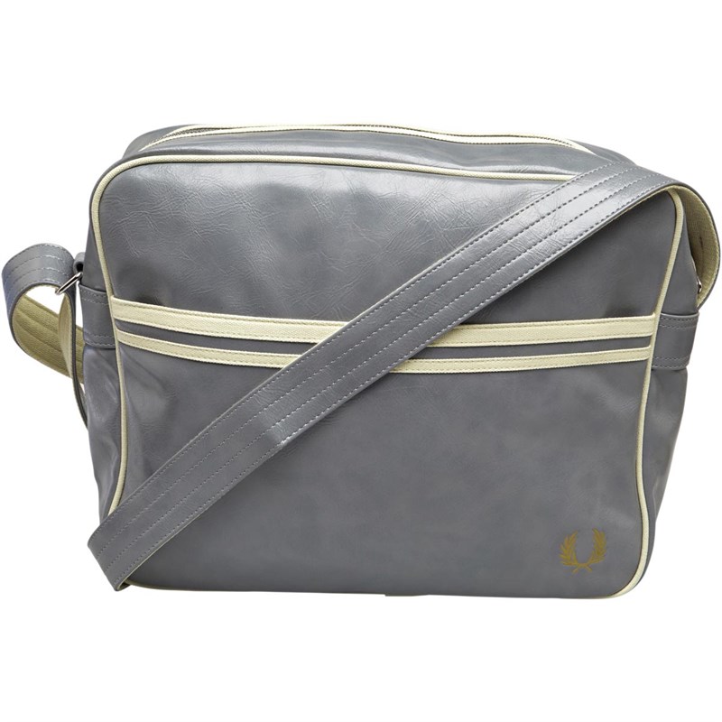 Buy Fred Perry Mens Classic Shoulder Bag Grey