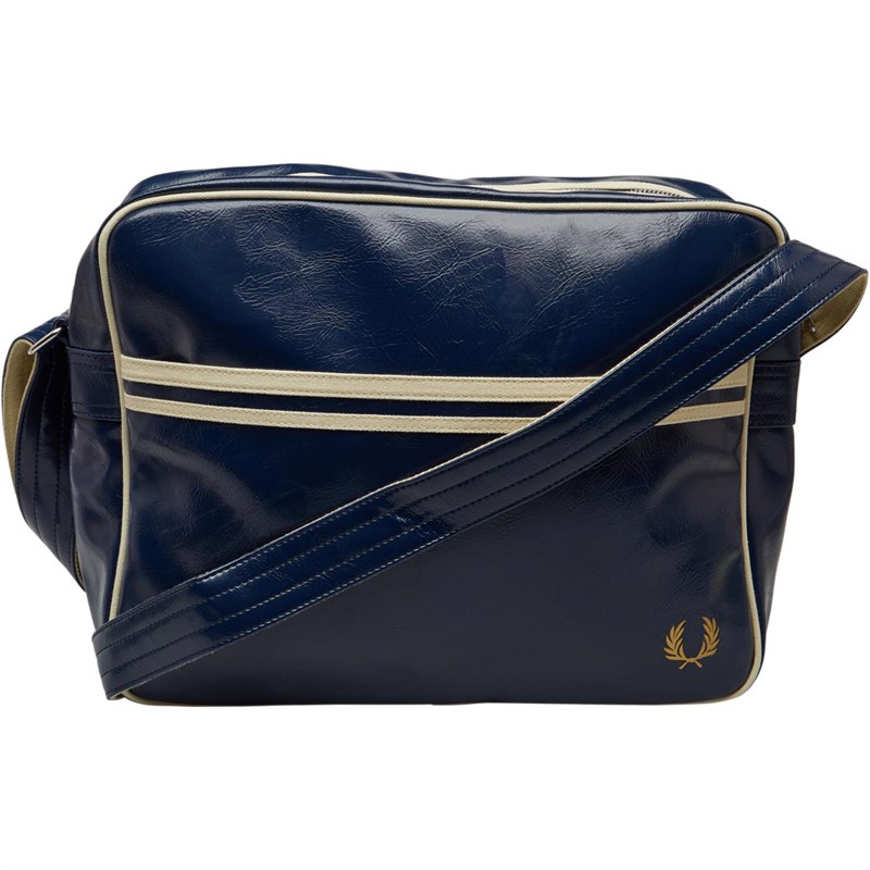 Buy Fred Perry Mens Classic Shoulder Bag Navy/Ecru