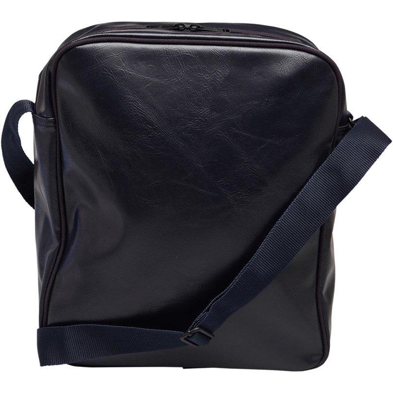 Fred Perry Herren Tonal PU Flight Messenger Tasche Dunkelblau