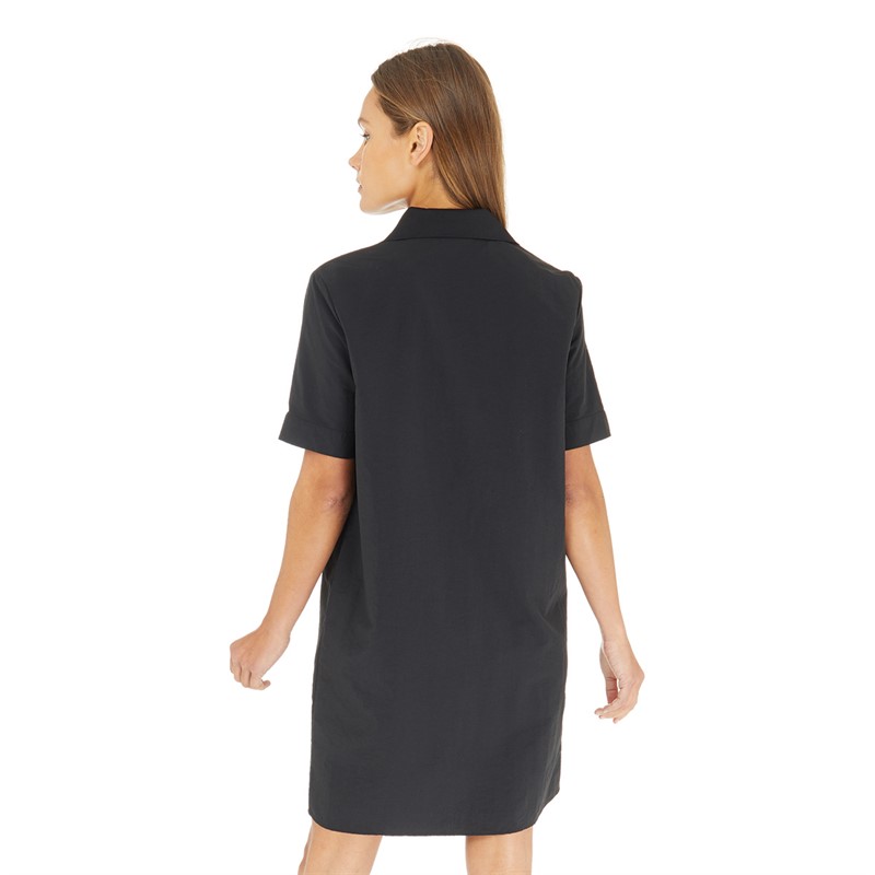 Buy Fred Perry Womens Bowling Shirt Dress Black