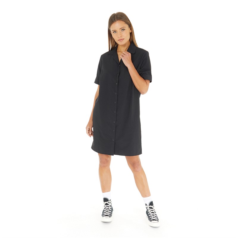 Buy Fred Perry Womens Bowling Shirt Dress Black
