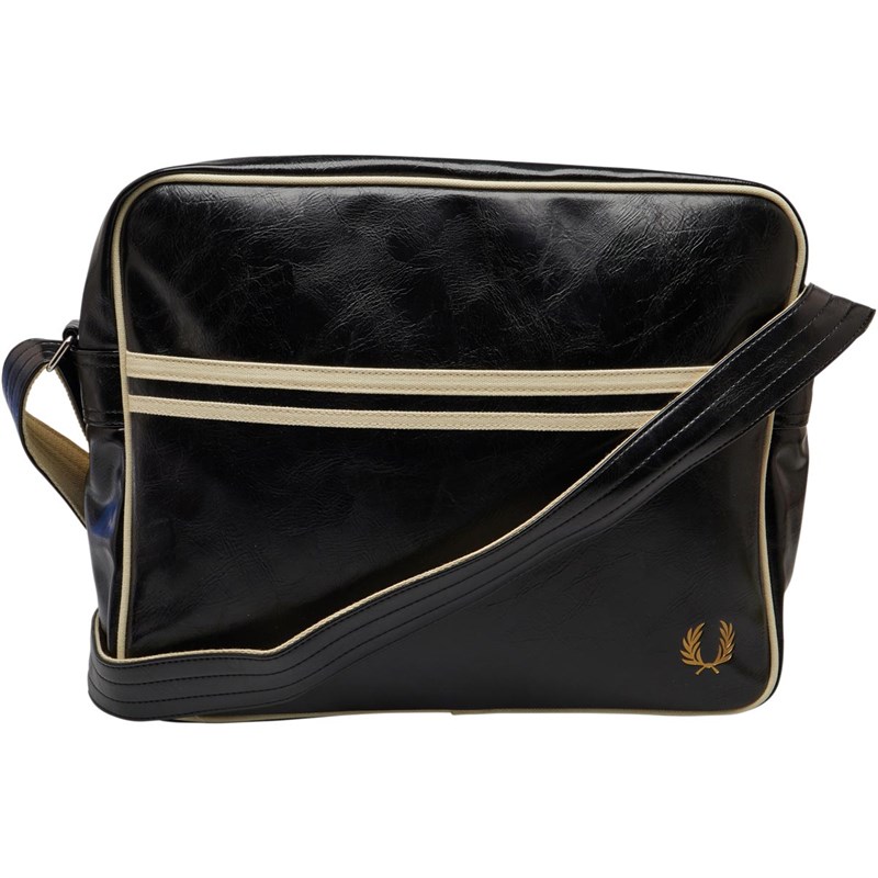 Buy Fred Perry Mens Classic Shoulder Bag Black/Ecru