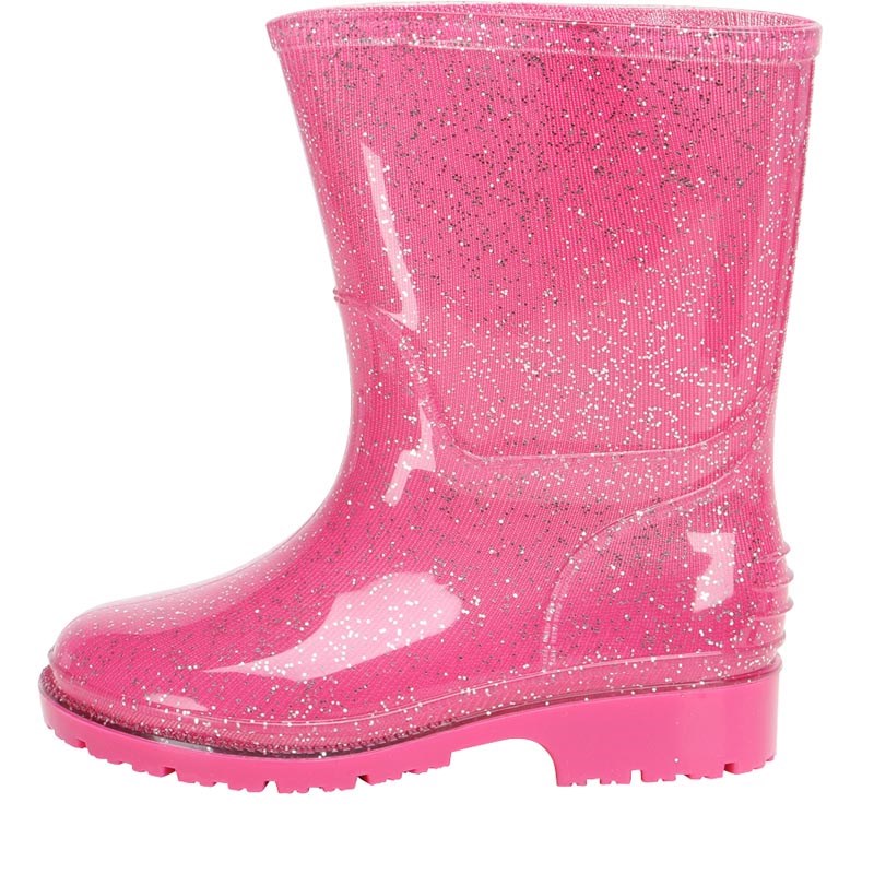 Buy Board Angels Infant Girls Glitter Wellington Boots Pink