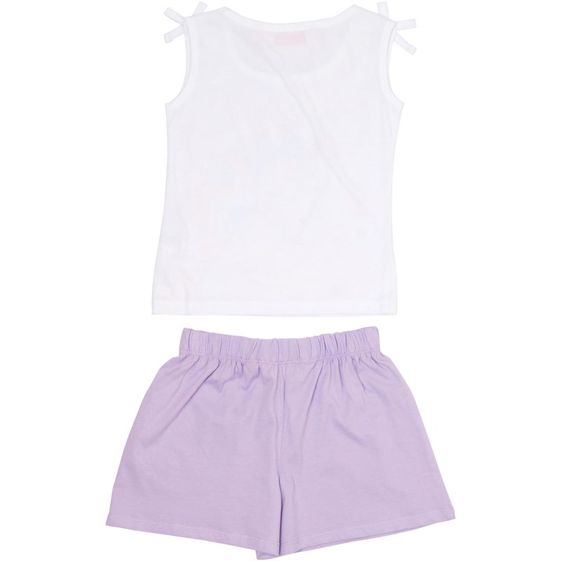 Buy Board Angels Infant Vest And Shorts Set White/Lilac