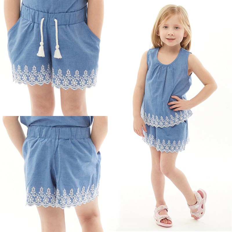 Board Angels Short Junior Bleu