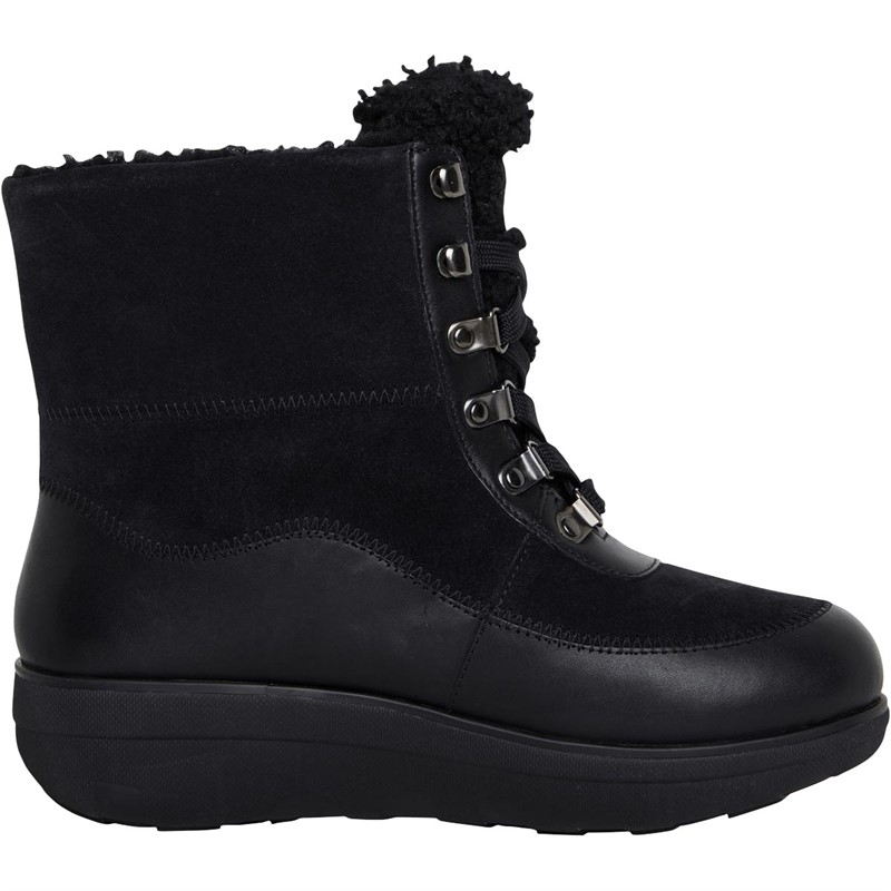Buy FitFlop Womens Mukluk III Ankle Boots All Black