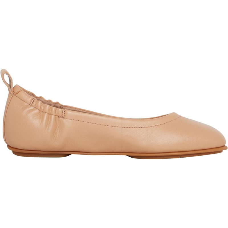 Buy FitFlop Womens Allegro Ballerina Shoes Blush