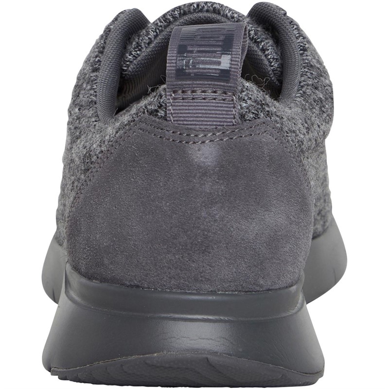Buy FitFlop Mens Flexknit Merino Wool Trainers Love Grey