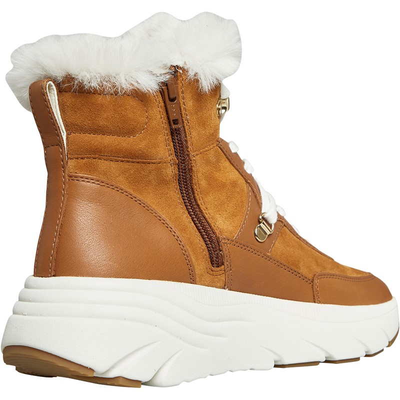 Buy GEOX Womens Falena Winter Boots Cognac
