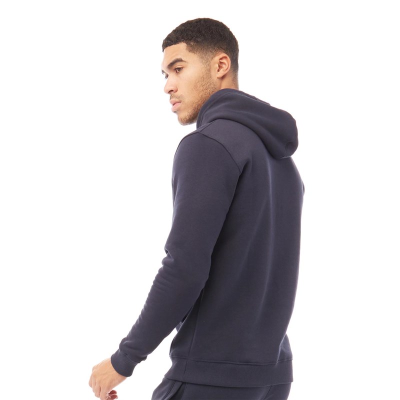 Buy Gym King Mens Basis Overhead Hoodie Navy