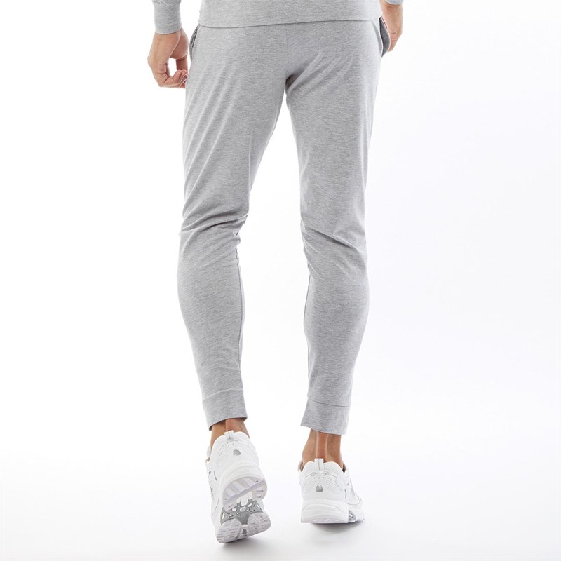 Buy Gym King Mens Light Weight Lounge Joggers Grey Marl