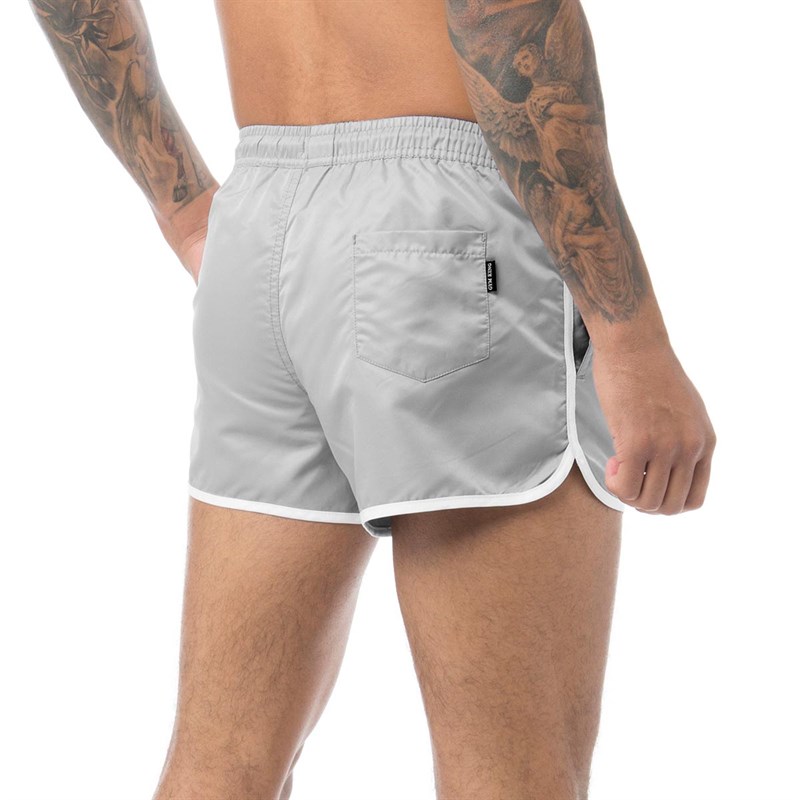 Buy Gym King Mens Swim Shorts Drizzle Grey