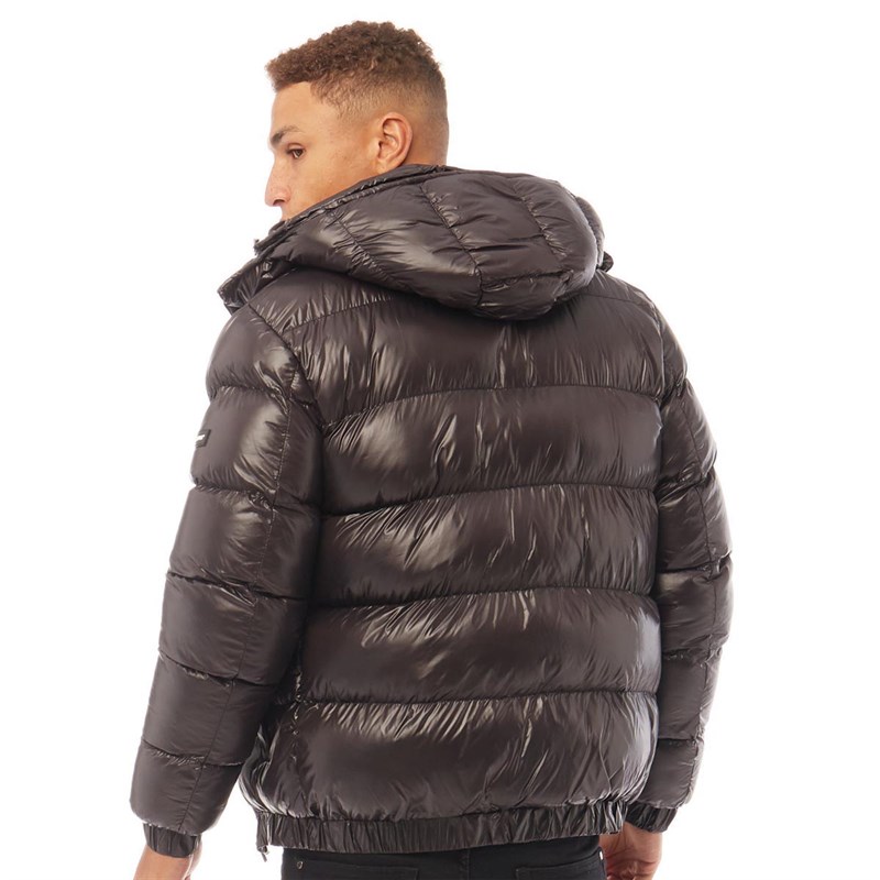 Buy GOOD FOR NOTHING Mens Cyclone Puffer Jacket Black