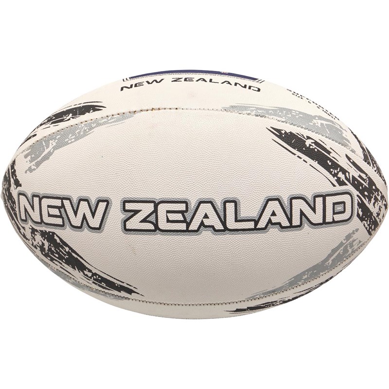 Buy Gilbert Rugby New Zealand Supporter Rugby Ball White/Black/Blue
