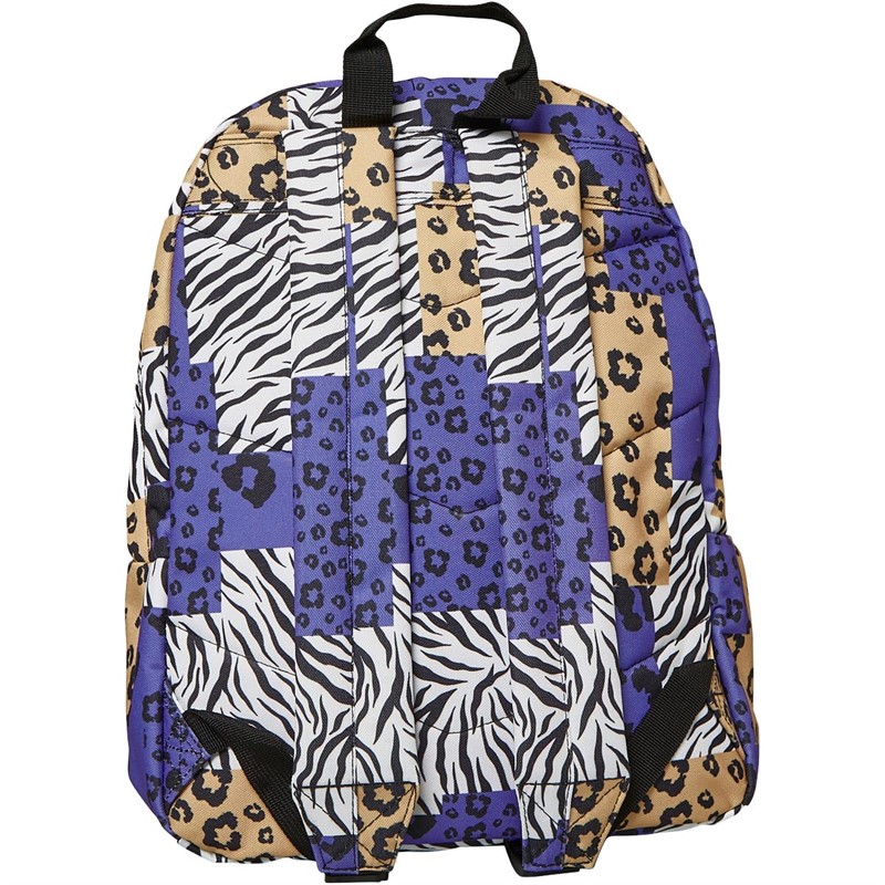 Buy Hype Girls Tan And Animal Patch Backpack Purple