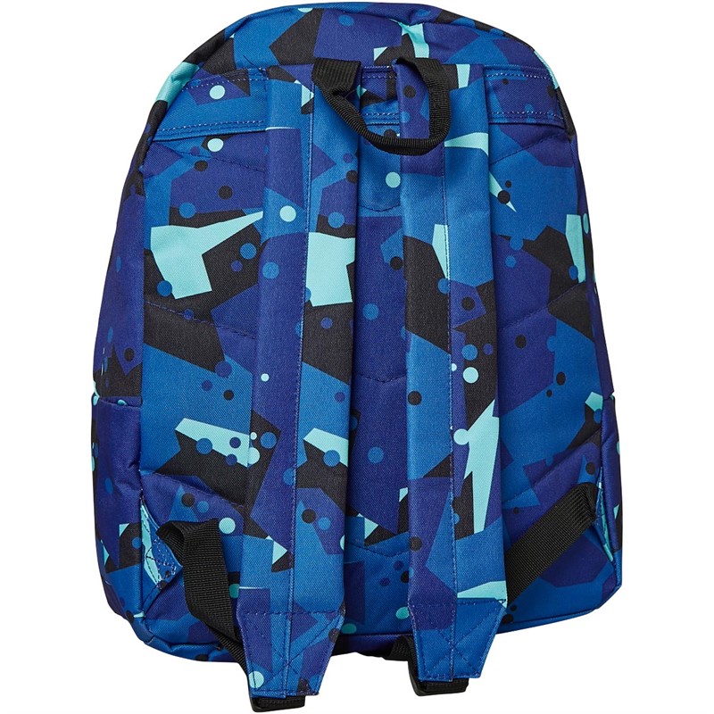 Buy Hype Junior Teal Geo Camo Backpack Blue