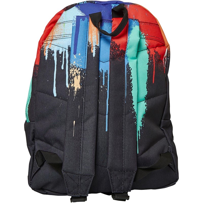 Buy Hype Junior Multi Coloured Graffiti Drip Backpack Black