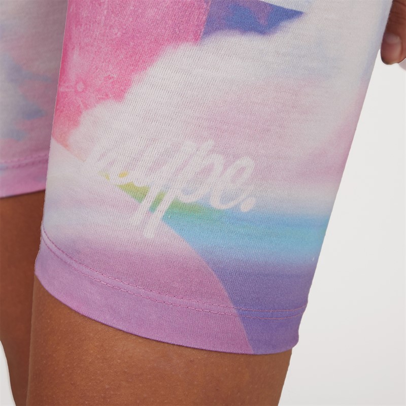 Buy Hype Girls Moon Rainbow Cycling Shorts Multi