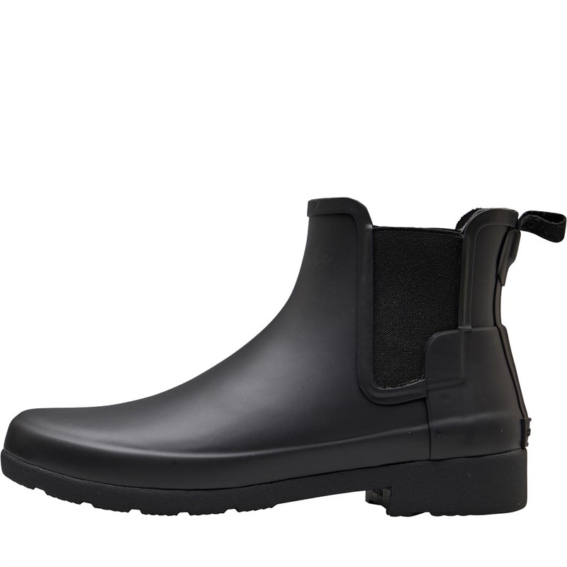 Buy Hunter Original Womens Refined Chelsea Boots Black