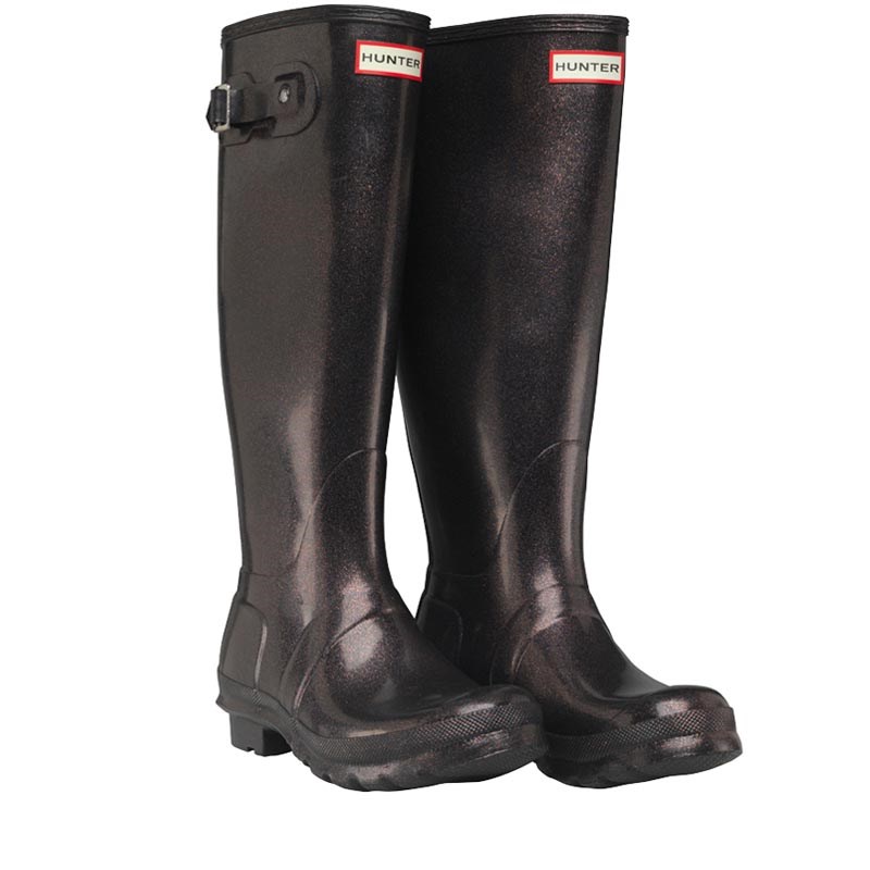 Buy Hunter Womens Original Starcloud Tall Wellington Boots Comet Orange