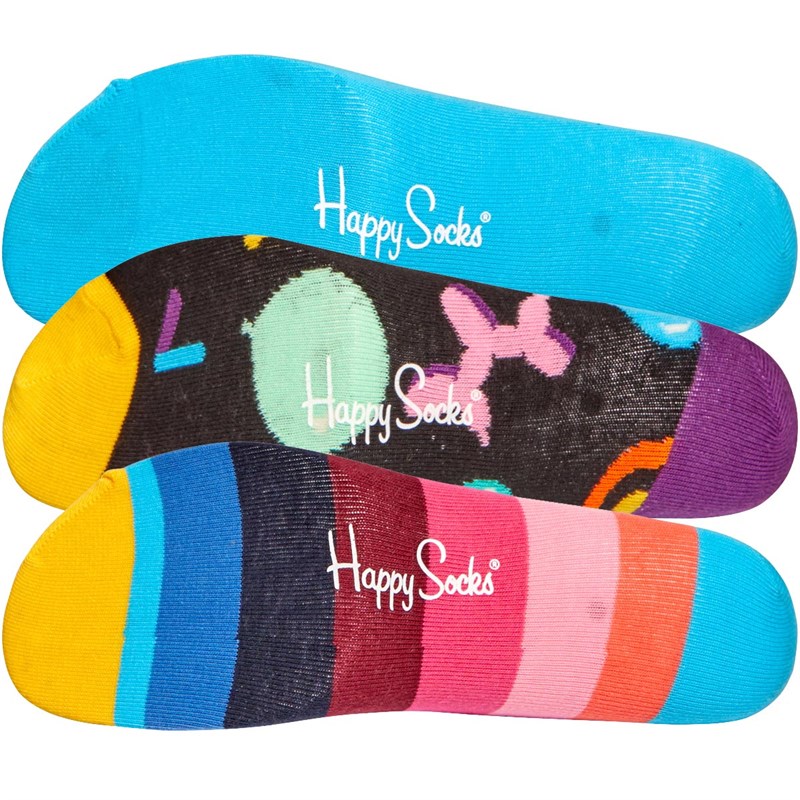 Buy Happy Socks Mens Waterfall Three Pack Socks Multi