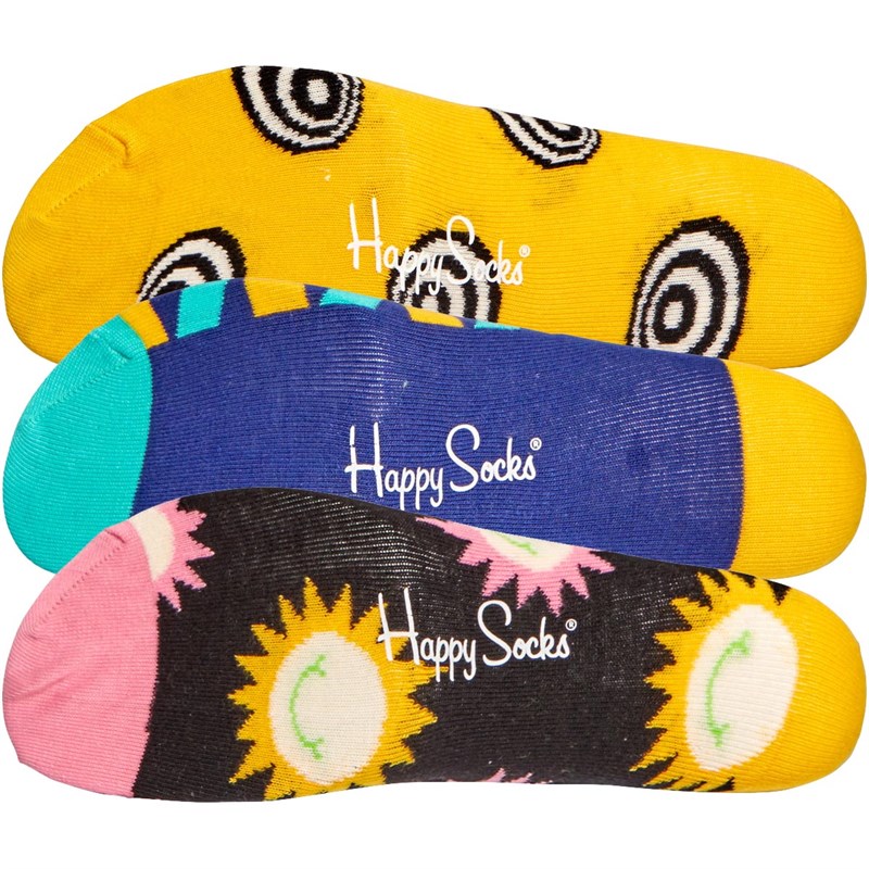 Buy Happy Socks Mens Waterfall Three Pack Socks Multi