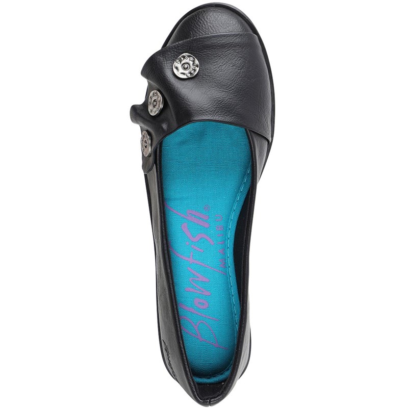 Buy Blowfish Womens Garden Flat Shoes Black Tuscan
