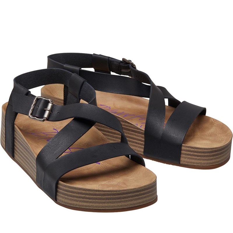 Buy Blowfish Womens Milli Sandals Black Pisa