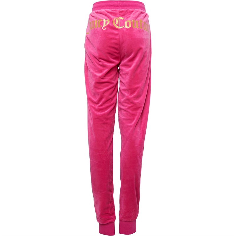 Buy Juicy Couture Girls Velour Joggers Fuchsia Pink