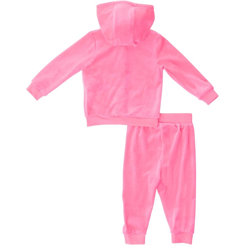 Buy Juicy Couture Girls Velour Tracksuit Summer Neon Pink