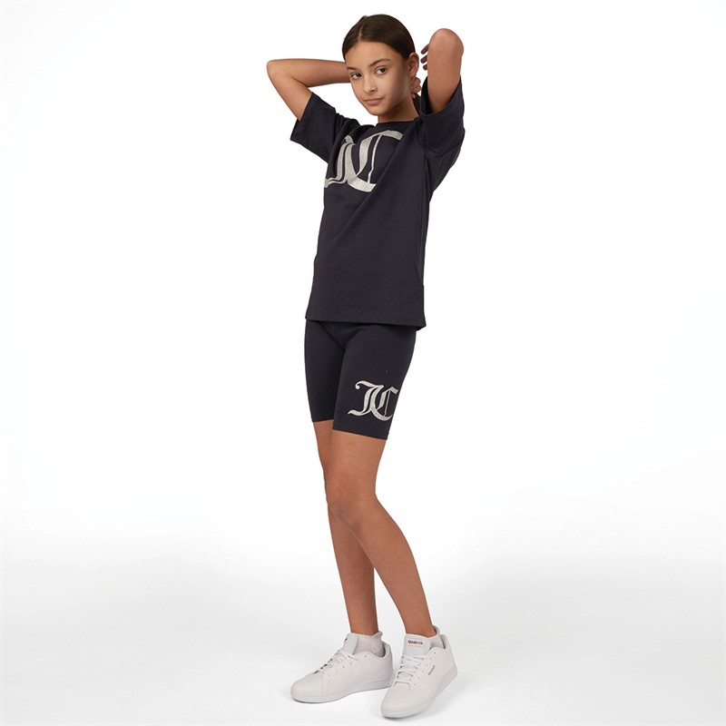 Buy Juicy Couture Girls Boyfriend TShirt And Cycling Shorts CoOrd Set