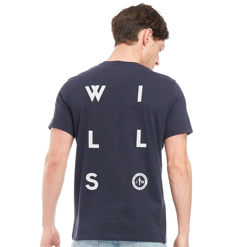 Buy Jack Wills Mens Judewell TShirt Navy