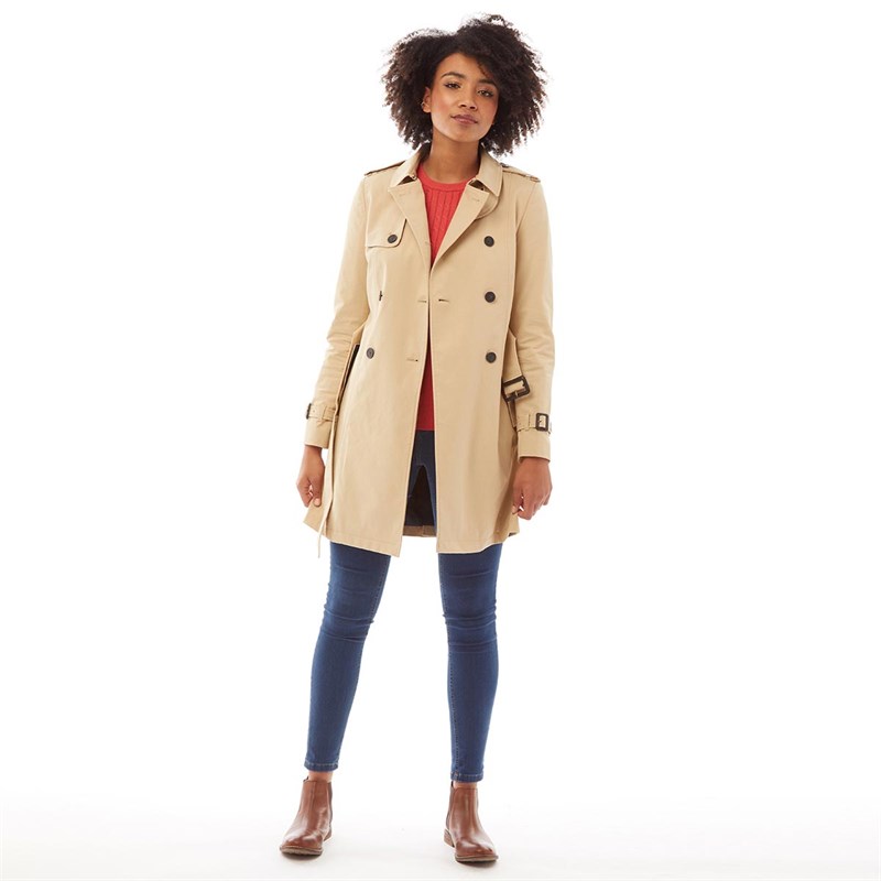 Buy Jack Wills Womens Ambrose Trench Coat Stone