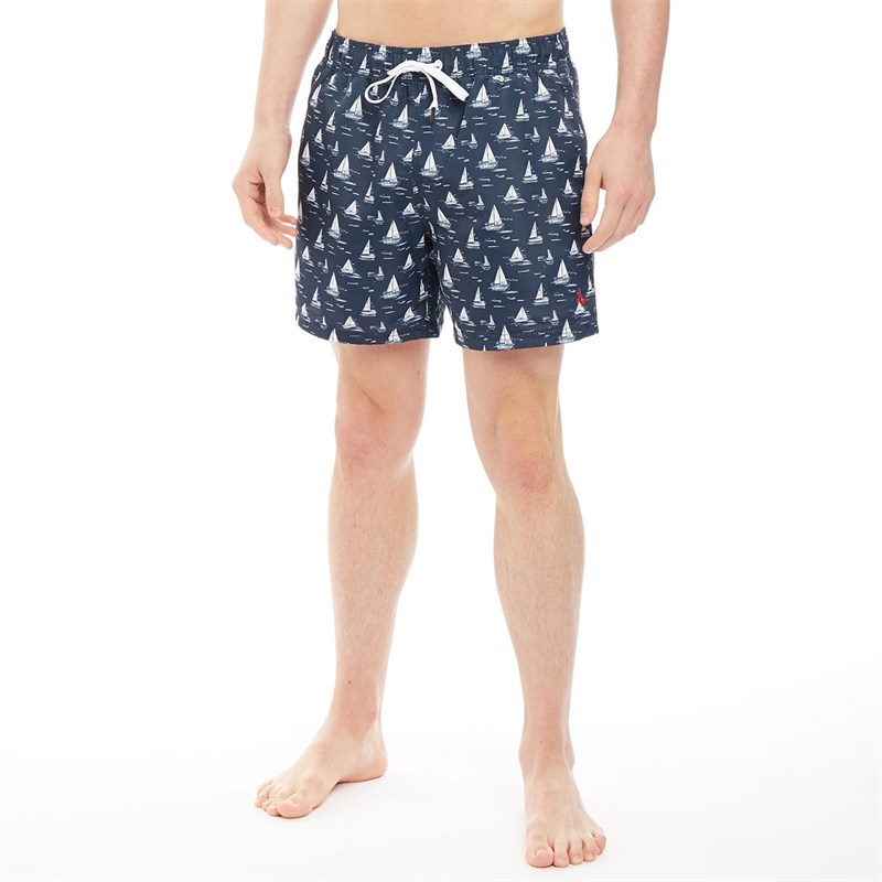Buy Jack Wills Mens Blakeshall Sails Print Shorts Navy
