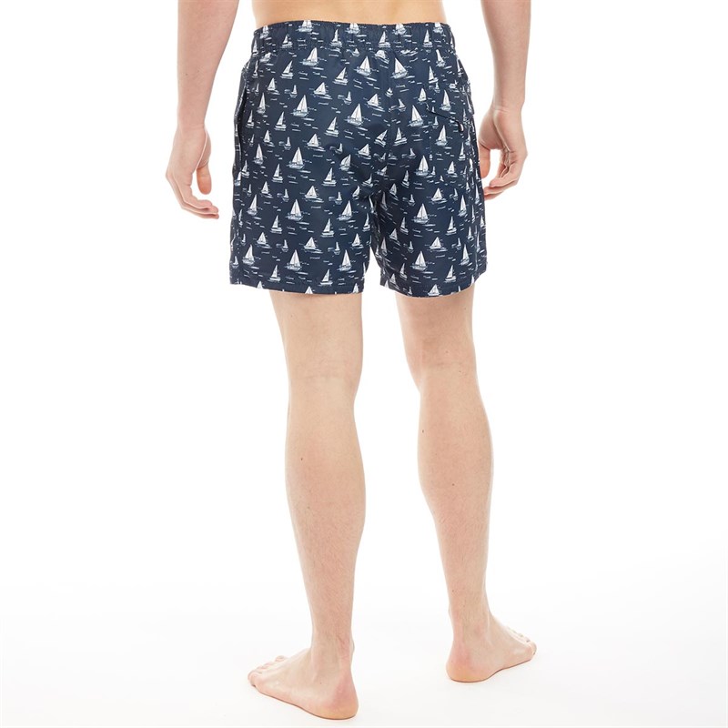 Buy Jack Wills Mens Blakeshall Sails Print Shorts Navy