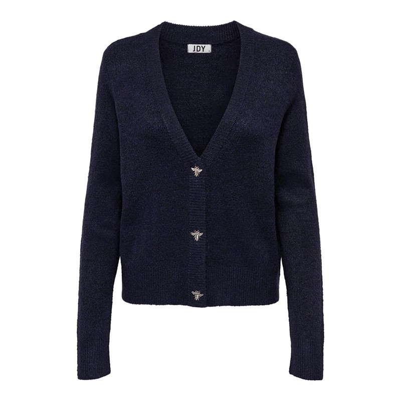 Jacqueline De Yong Cardigans Women Jenny Femme Bleu Marine