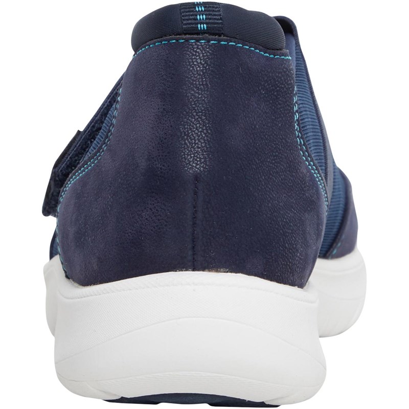 Buy Clarks Womens Adella West Shoes Navy