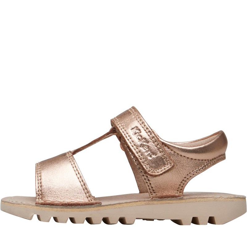 Buy Kickers Infant Girls Kick Sandals Rose Gold