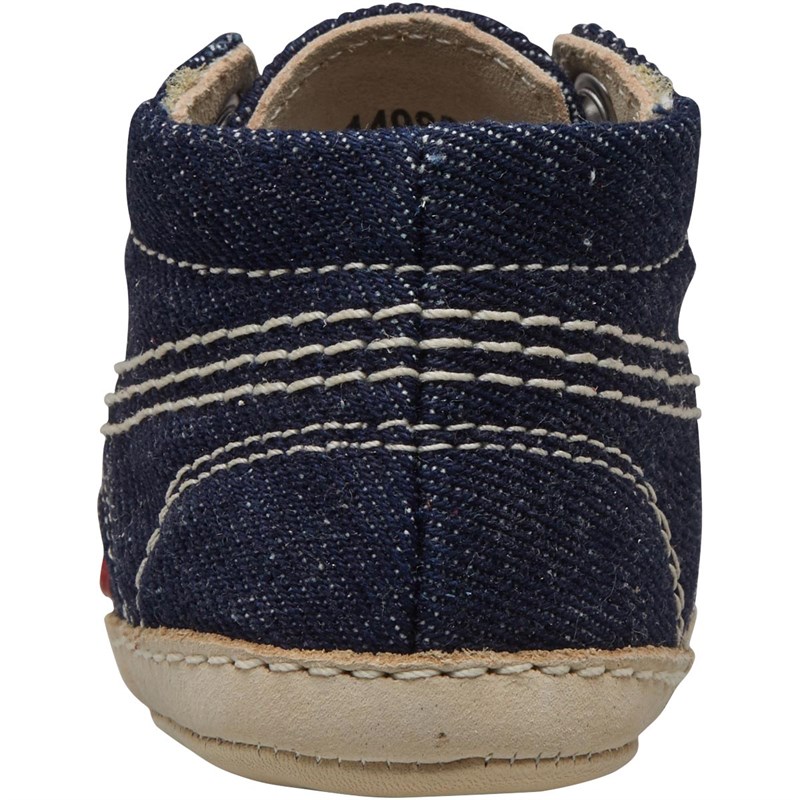 Buy Kickers Baby 1st Kicks Text Boots Dark Blue