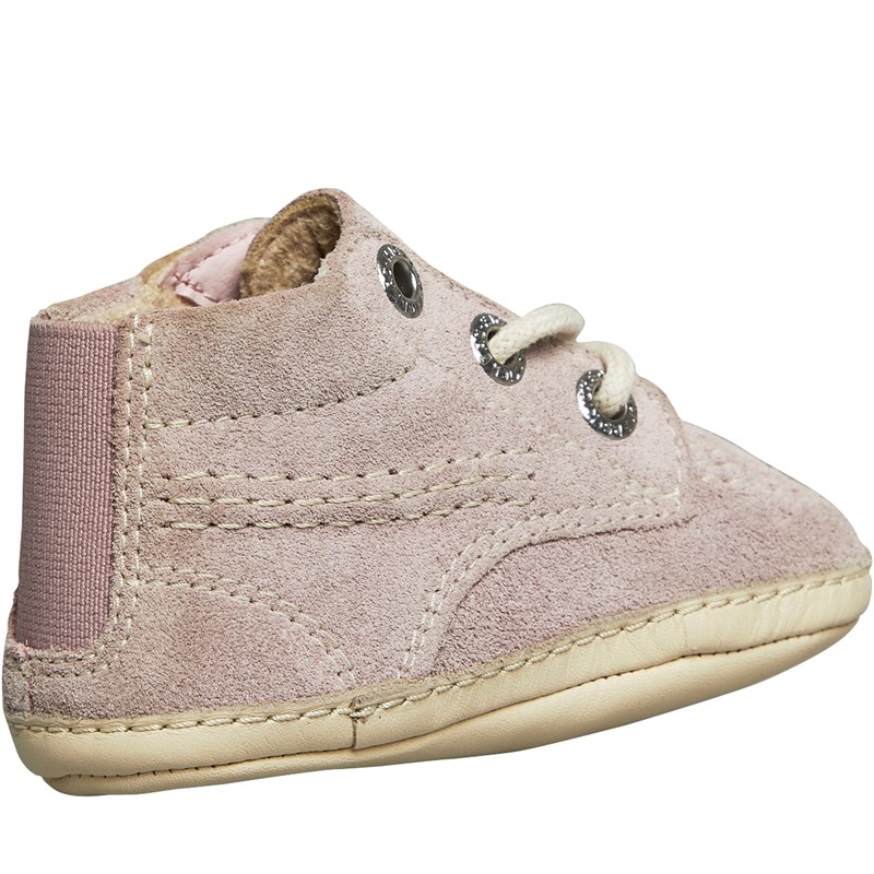 Buy Kickers Baby Girls Kick Hi Crib Suede Boots Pink