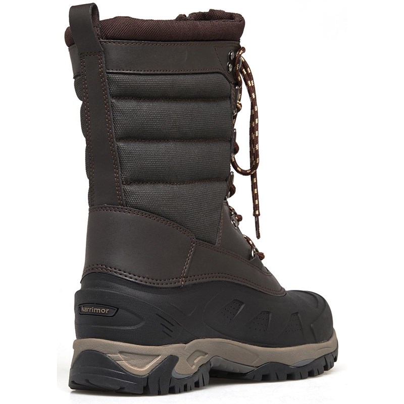 Buy Karrimor Mens Bering Weathertite Snow Boots Brown