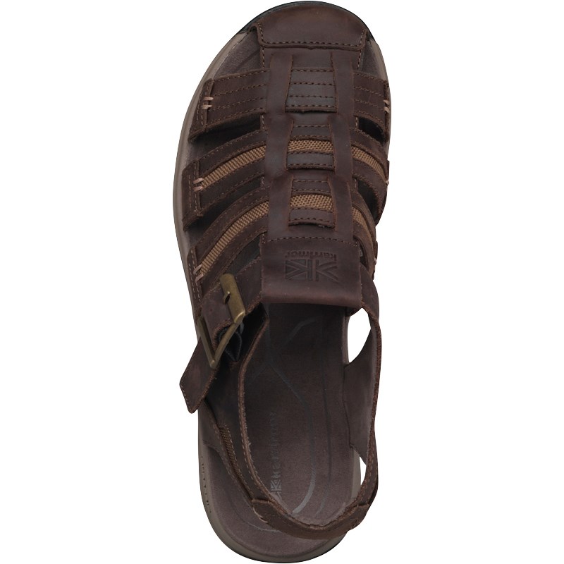 Buy Karrimor Mens Fisherman Closed Toe Leather Sandals Brown